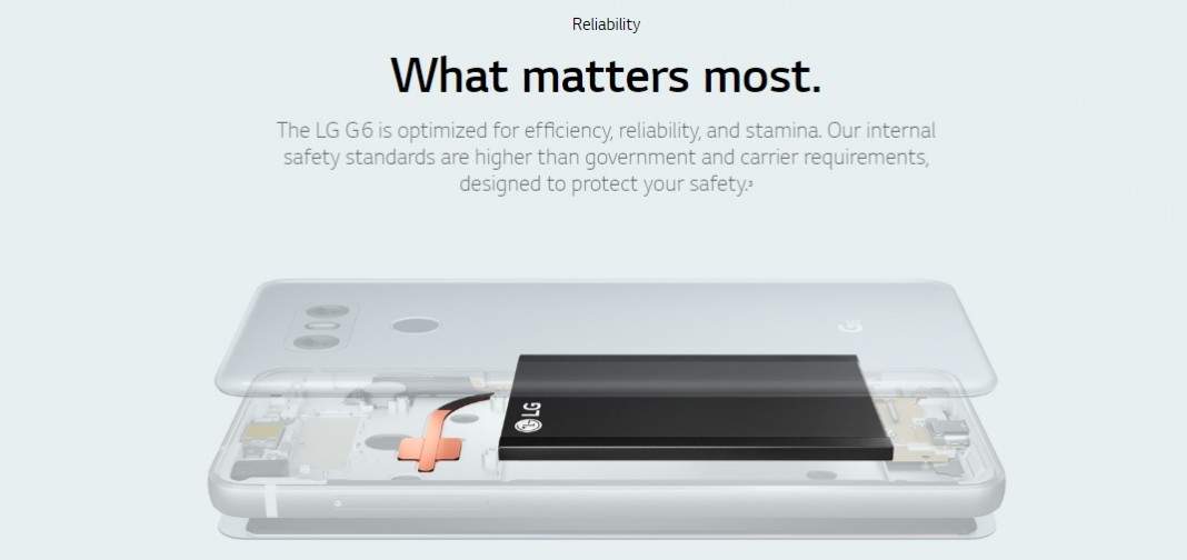 Hape LG G6 menggunakan baterai 3300 mAh sebagai sumber dayanya. Meski ...