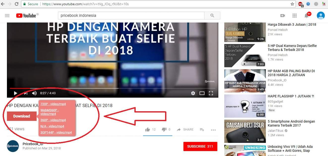 Cara Download Video Dari Youtube Dunia Belajar