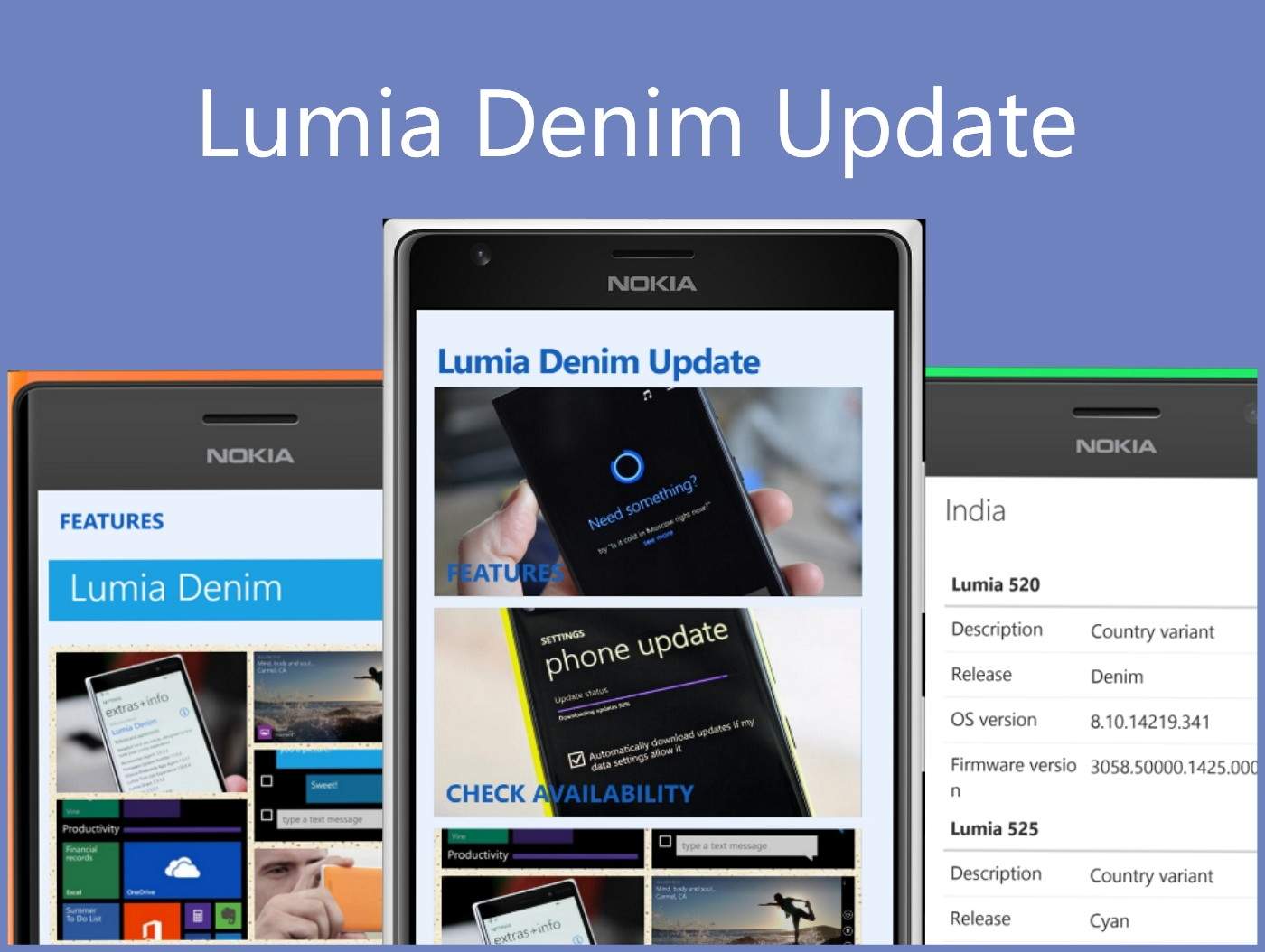 Lumia Denim Update untuk Lumia 1520 dan Lumia 930