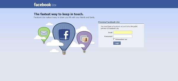 FaceBook Lite, Hanya 252KB, Cocok Untuk Gadget Low End