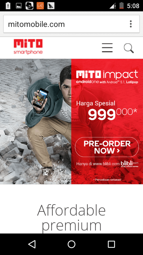 Mito Impact A10 Pricebook