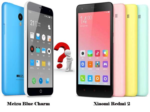 Adu Spesifikasi: Meizu Blue Charm (M1) vs Xiaomi Redmi 2