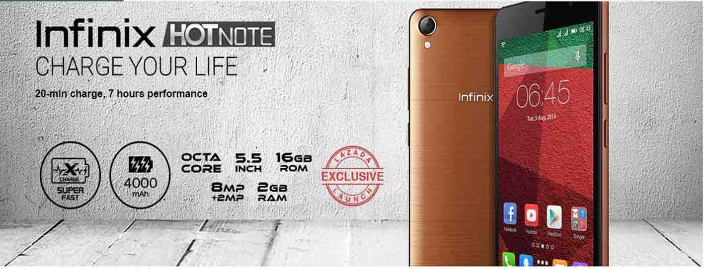 Naksir Infinix Hot Note X551, Registrasi Dibuka 16 Juni 2015 di Lazada