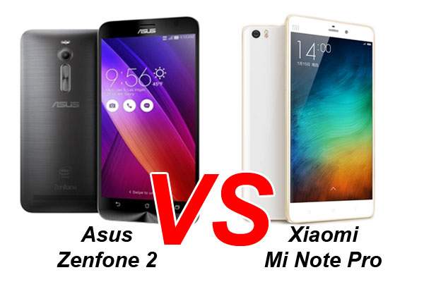 Smartphone RAM 4 GB, Pilih Asus Zenfone 2 atau Xiaomi Mi Note Pro?