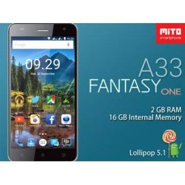 Mito A33 Fantasy One, Android 5 Inci dengan RAM 2 GB