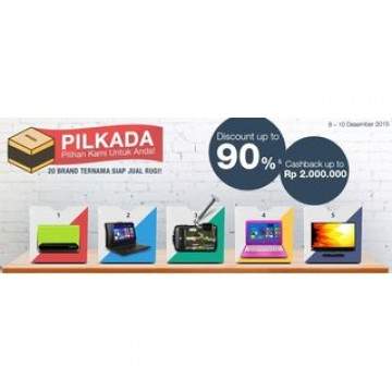 Ramaikan Pilkada 2015, Bhinneka Promo Laptop Mulai Rp 4 Jutaan, RAM 2-4GB