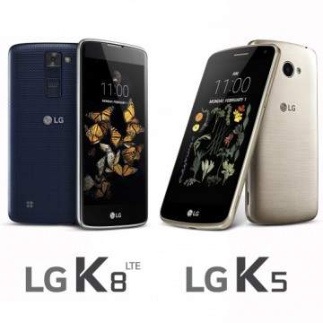 Smartphone Android Murah LG K5 dan K8 Melenggang ke Pasar