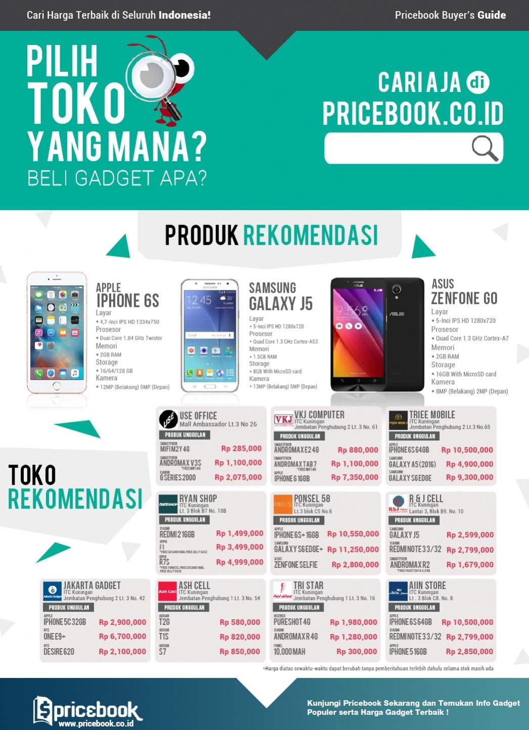 Cerdas Belanja Gadget Bareng Pricebook