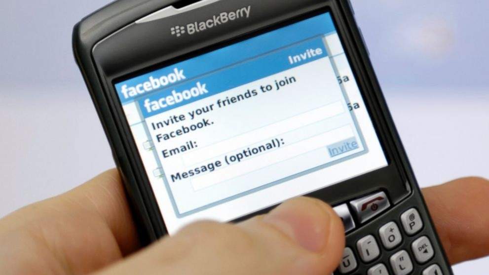 Facebook for Blackberry