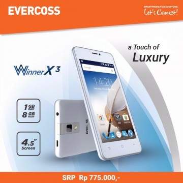 Evercoss Hadirkan Ponsel Entry Level Baru, Evercoss Winner X3