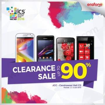 Daftar Handphone Clearance Sale Erafone di ICS 2016