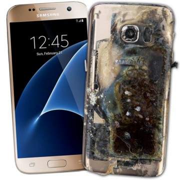 Lagi, Ponsel Samsung Meledak, Samsung Galaxy S7 dan S7 Edge