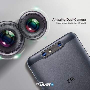 Smartphone ZTE Blade V8 Mejeng di CES 2017 dengan Kemampuan Foto Bokeh dan 3D