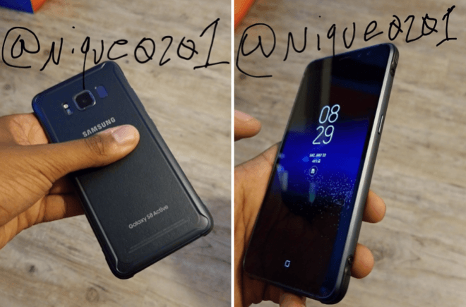 menerapkan spesifikasi produk Foto Samsung Galaxy S8 Active Muncul Desain Tangguh 