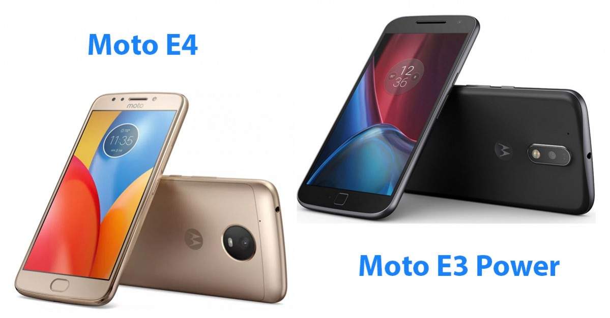 Moto E4 vs Moto E3 Power