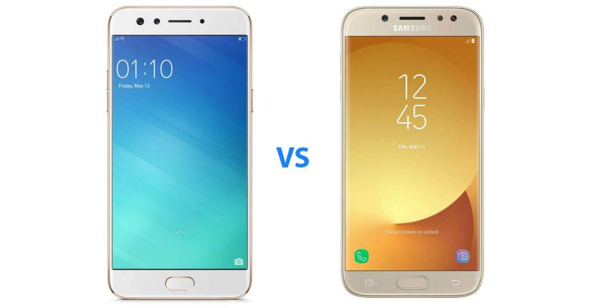Oppo F3 vs Samsung J7 Pro