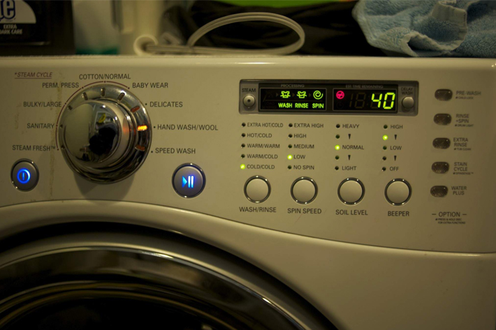 cara mengatur kecepatan putar mesin cuci