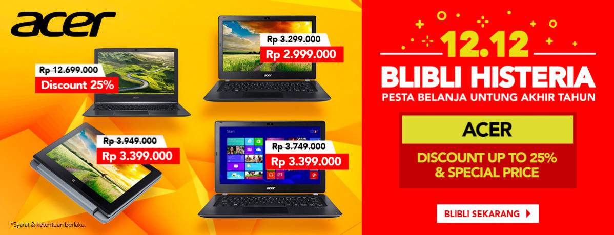 Promo Laptop Murah Harbolnas Blibli, Ada Yang Diskon Sampai Rp2 Jutaan ...