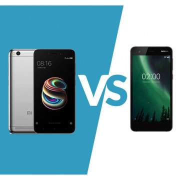 Xiaomi Redmi 5A vs Nokia 2, Duel Hp 5 inch Murah