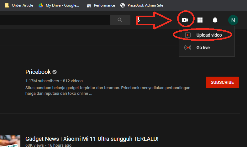 Cara Upload Video ke Youtube dari PC