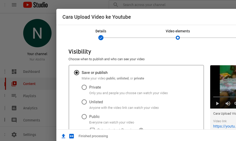 Cara Upload Video ke Youtube dari PC