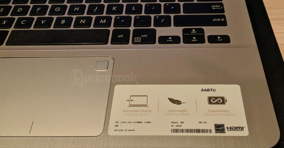 Asus Vivobook A407 Laptop Core I3 Bersensor Fingerprint Pricebook