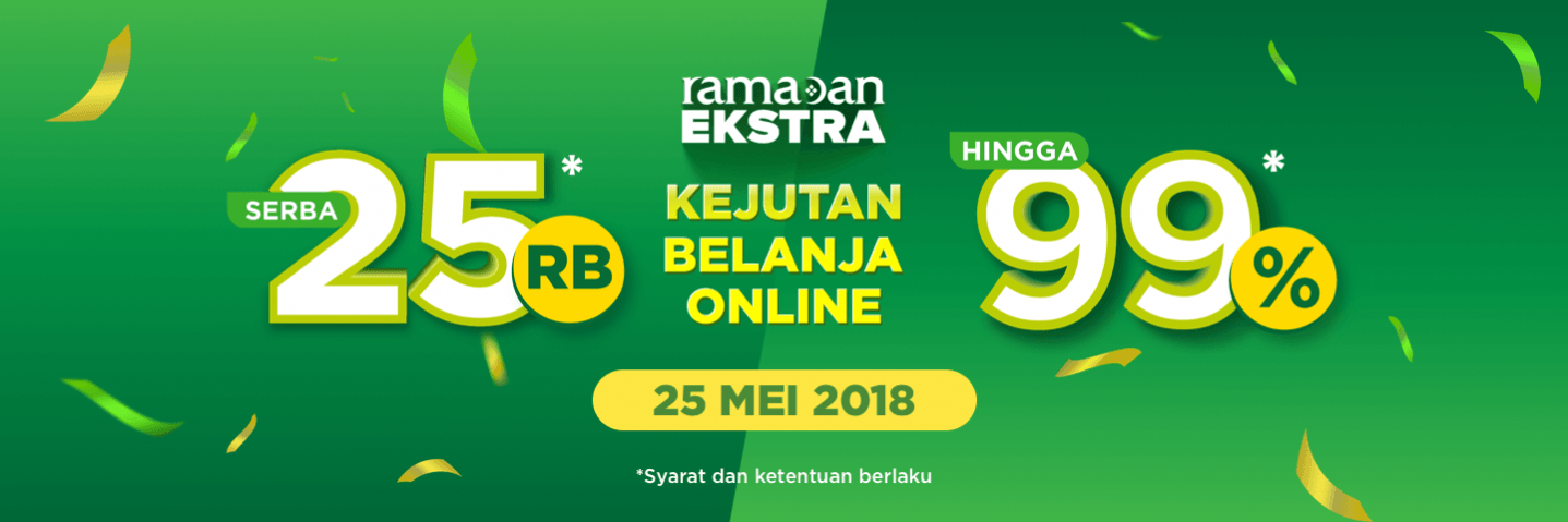 Kejutan Belanja Online Ramadan Ekstra Dari Tokopedia Hanya Di 25 Mei