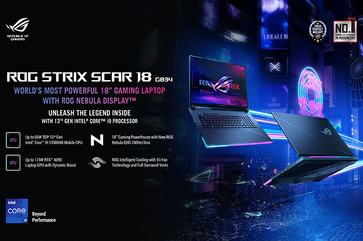 Laptop Gaming Terbaik ASUS ROG Strix SCAR 18