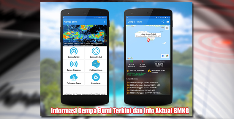 aplikasi info gempa bumi terkini