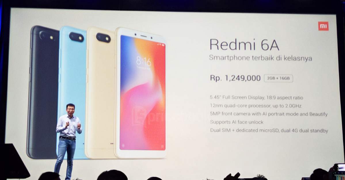 Xiaomi Redmi 6A Resmi Lebih Murah dari Garansi Distributor 
