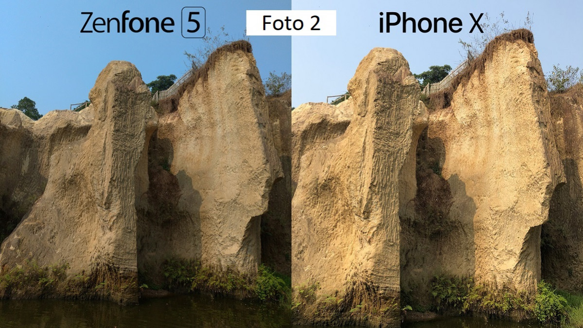 Perbandingan hasil foto ASUS Zenfone 5 vs iPhone X