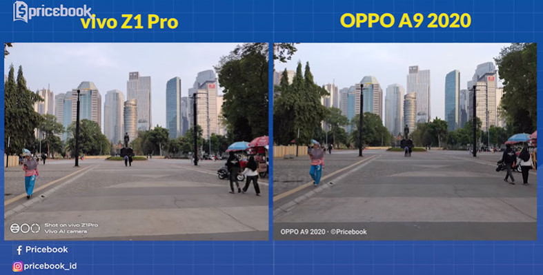 hasil foto vivo z1 pro vs oppo a9 2020