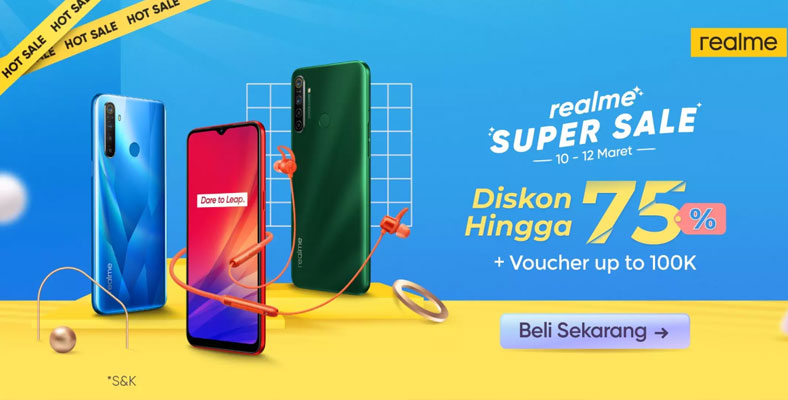 Hp Realme Diskon Hingga Rp500 Ribu Di Promo Super Sale | Pricebook