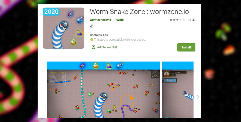 worm snake zone
