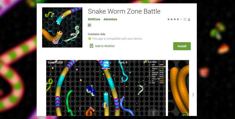 Snake Worm zone battle