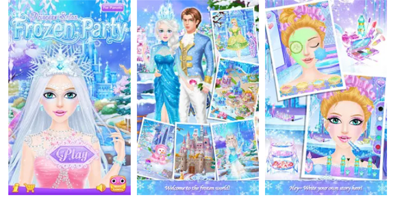 Princess Salon : Frozen Party