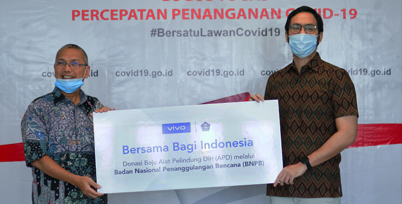 vivo Donasikan 3.500 APD untuk Tenaga Kesehatan Indonesia