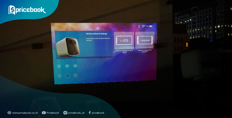 Review BenQ GS2, Proyektor Mini 