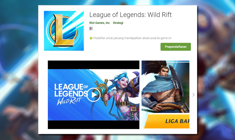 aplikasi league of legends wild rift