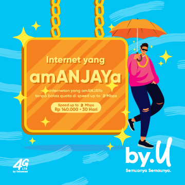 Puas Internetan Pakai by.U, Sekarang Ada Kuota 2 Mbps Permanen!