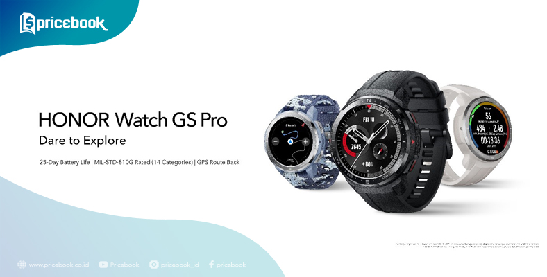 Harga Honor Smartwatch GS Pro Hanya 2 Jutaan di Shopee! | Pricebook