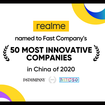 realme Masuk Daftar 50 Brand Paling Inovatif di Tahun 2020