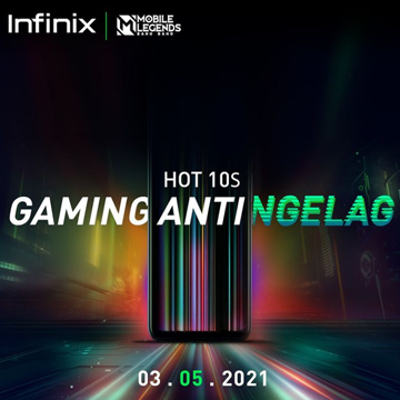 Bocoran Desain Infinix HOT 10S, Gandeng Mobile Legends: Bang Bang