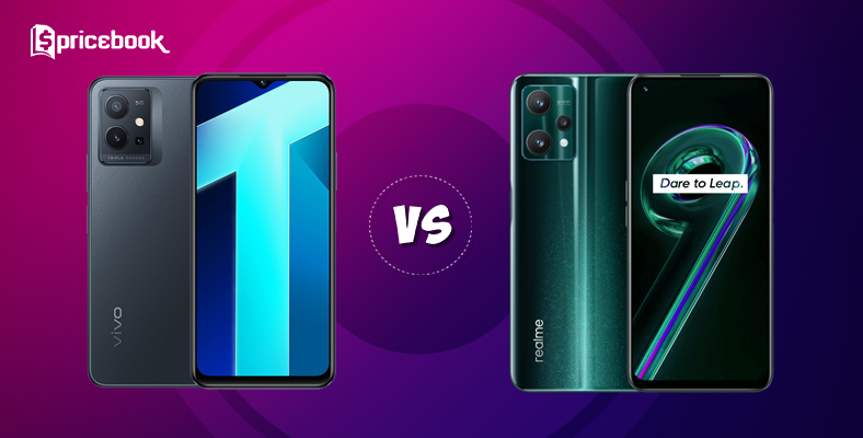 comparison between vivo t1 and realme 9 pro