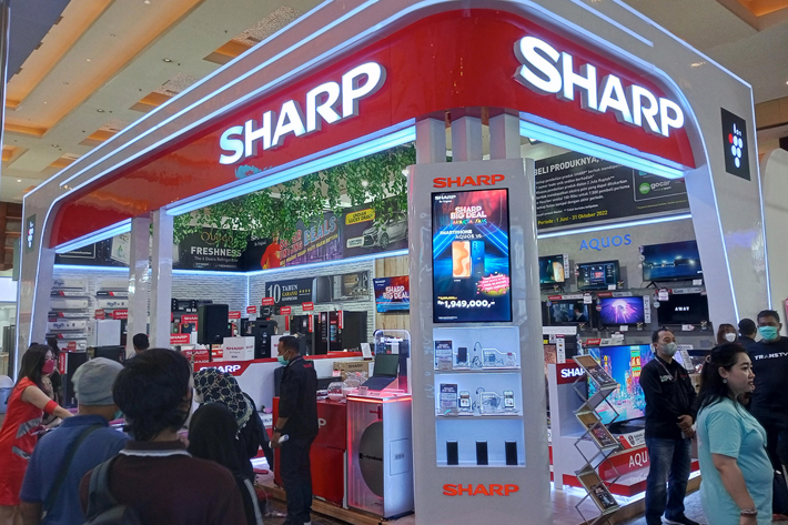 	Sharp Catat Penjualan Lebih dari 1 Triliun Per Bulan di Q1 2022