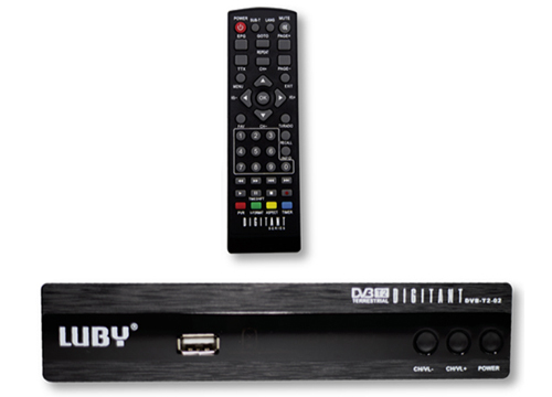 Set Top Box Luby DVB-T2-02