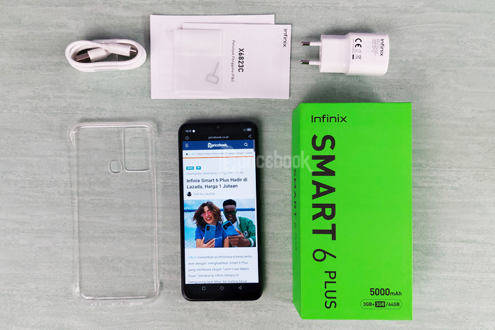 Review Infinix Smart 6 Plus: Layarnya Gede, RAM Hingga 6 GB