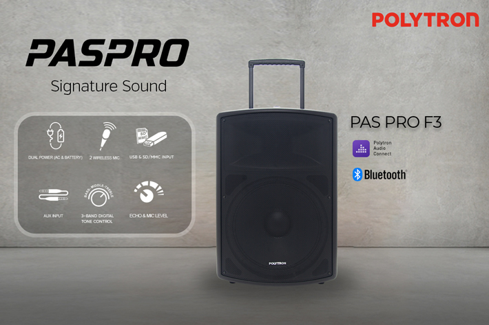 10 Fitur Unggulan Speaker Polytron PAS Pro F3 Series