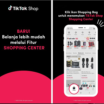 TikTok Shop Hadirkan Fitur Shopping Center di Indonesia