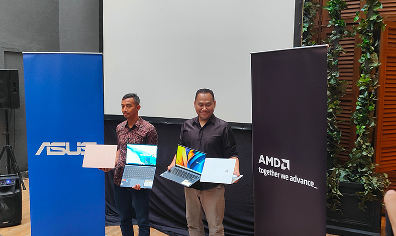 Laptop Asus AMD Ryzen Zenbook S 13 OLED (UM5302) dan Vivobook 14X (M1403)